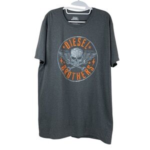 Diesel Brothers Go Hard Go Diesel Skull T-Shirt Men’s Size XL